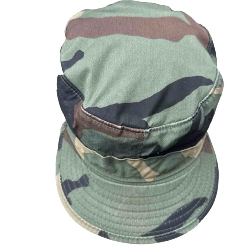 Propper International Inc Woodland Camouflage Cap w/ Ear Flap Size 7 3/8